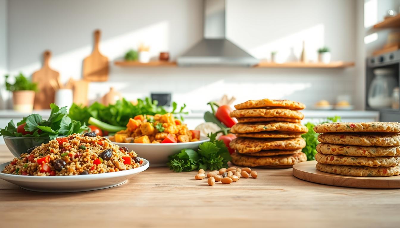 high protein vegetarian meals easy